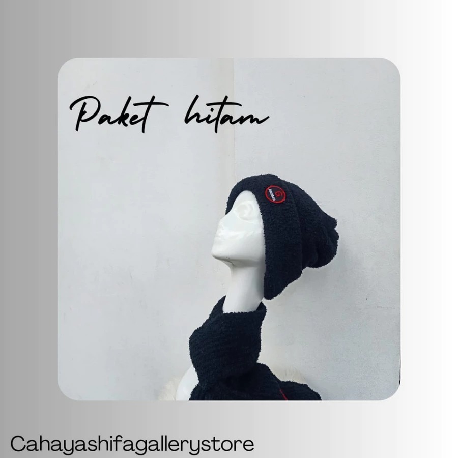 Paket kupluk syal logo BROMO kualitas Premium kupluk syal hiking Paket Kupluk & Syall Paket Hemat Ku