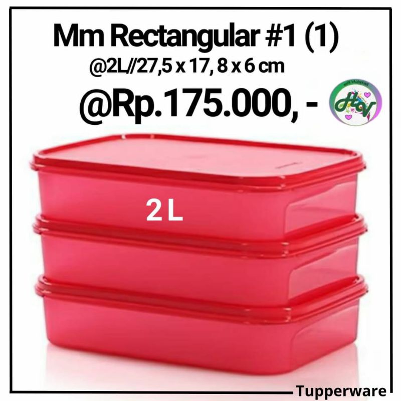Harga mm rectangular tupperware Terbaru Feb 2026 | BigGo Indonesia