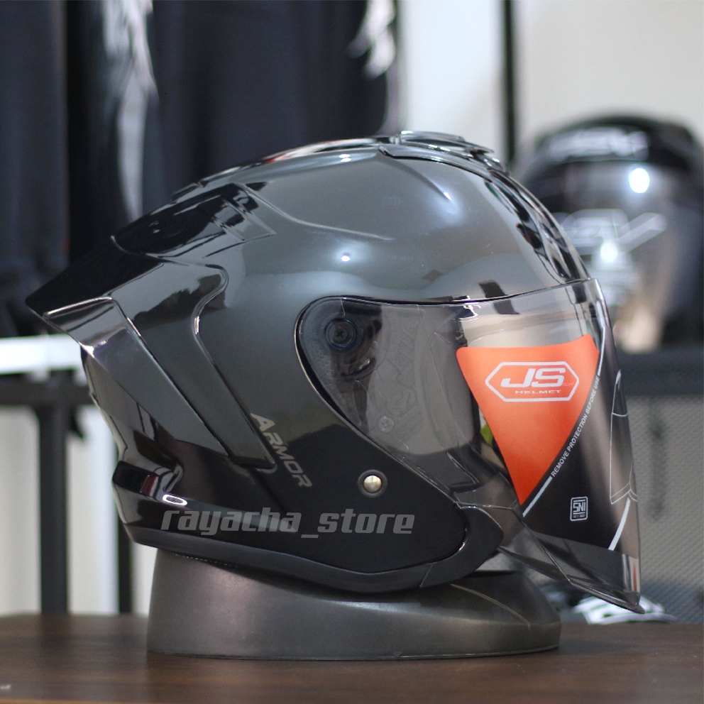 JS HELM ARMOUR SOLID | HELM HALFFACE SINGLE VISOR