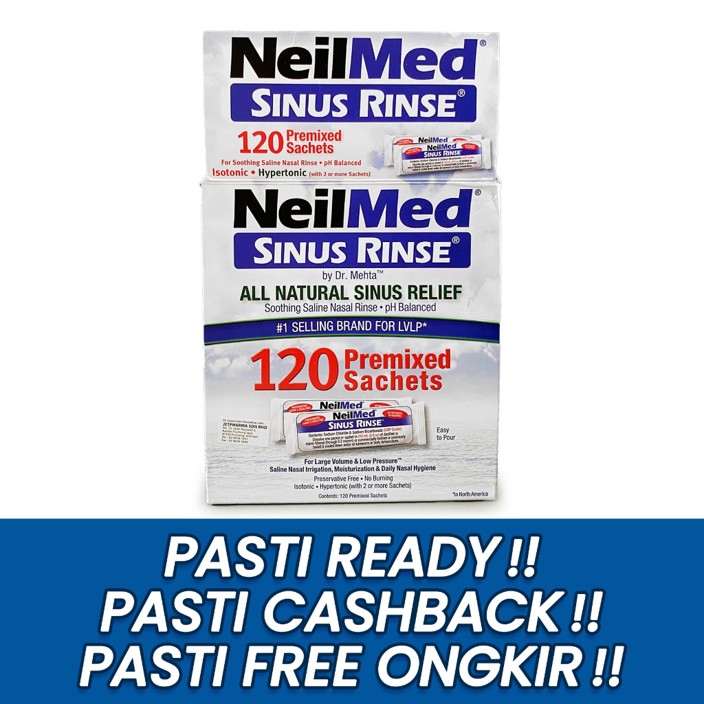 NEILMED SINUS RINSE PER SACHET SIAP KIRIM ORIGINAL 