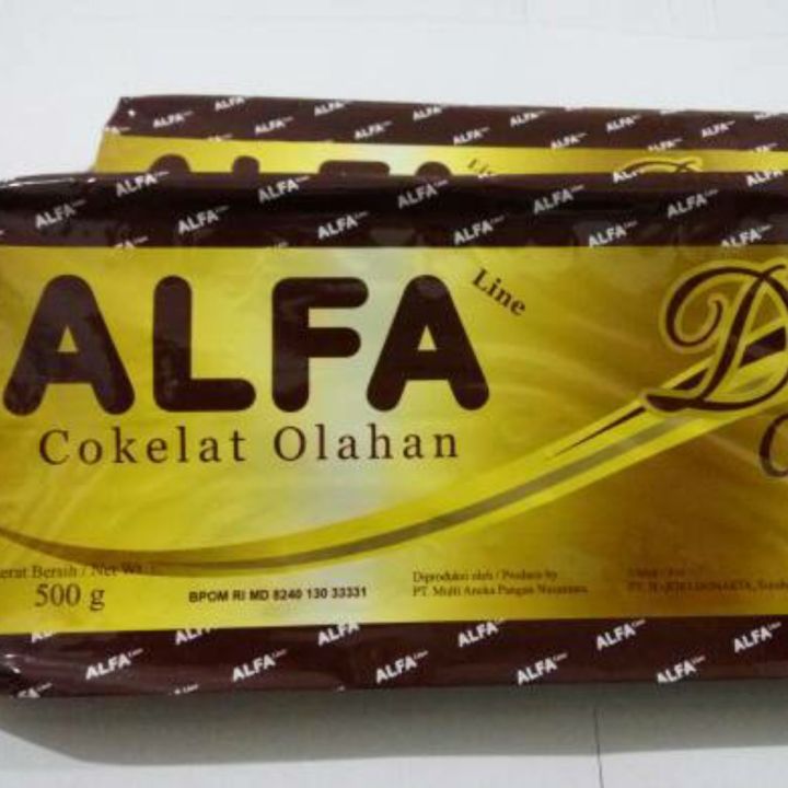 

Alfa Dark Chocolate Compound 500gr / Coklat batang DCC 500gr / Coklat es kulkul
