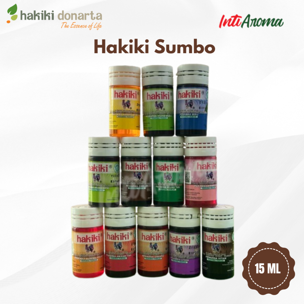 

Hakiki pewarna makanan 15ml