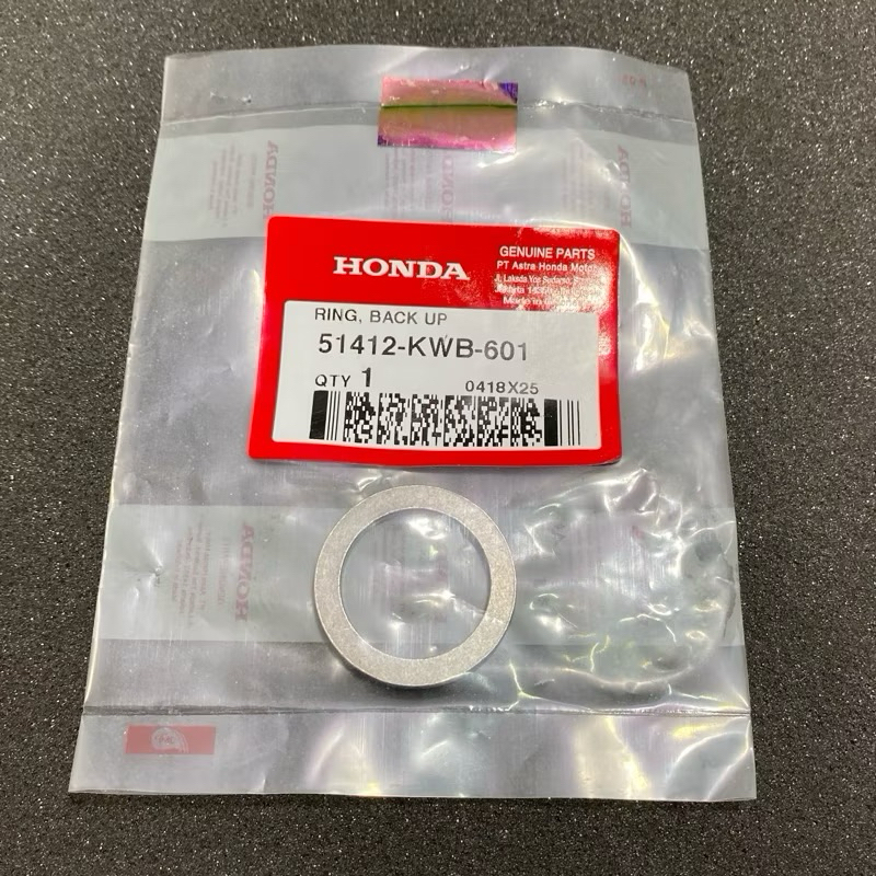 Ring Back Up Ring Seal Shock Depan Vario 150 125 160 Scoopy Beat Supra Revo 51412-KWB-601