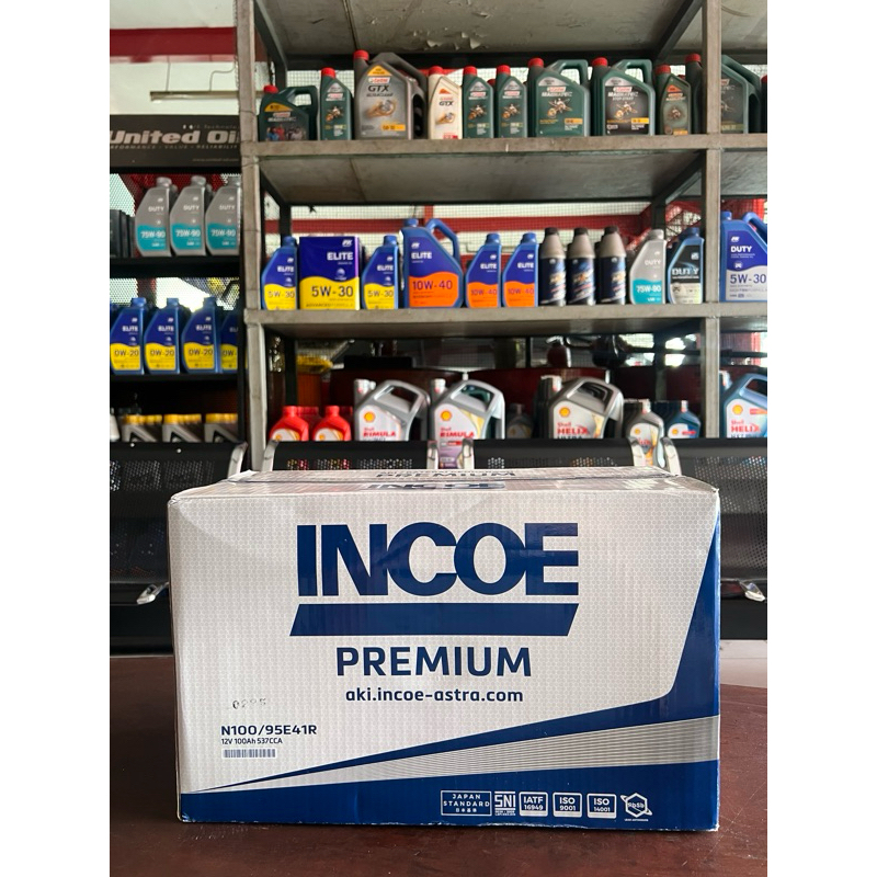 Accu Incoe Premium N100 / Aki Basah Incoe Premium N100 12V 100Ah