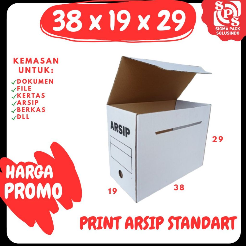 

Box Arsip Print Standart 38x19x29 Putih Kardus File Arsip Packing/polos/Arsip/File/filebox/arsipbox/ box Dokumen Rahasia