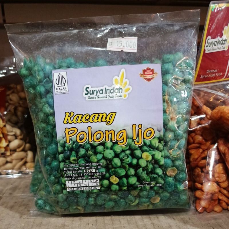 

Kacang Polong Ijo 250gr Surya Indah Jombang