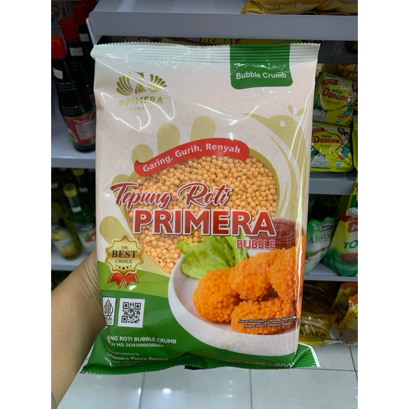 

Primera Bubble Crumb 200gr / Tepung Roti Bubble Nuget