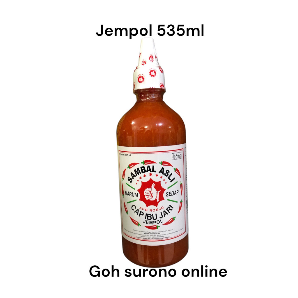 

Saus Sambal Asli Cap Ibu Jari Jempol / Sambal Ibu Jari 535ml