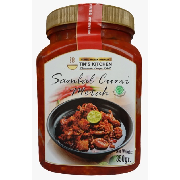 

Sambal Cumi Tins Kitchen 350gr Sambal Cumi Premium Tanpa Bahan Pengawet Halal MUI