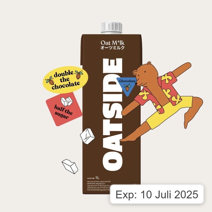 

MGmart Sale | Oatside Oat Milk Chocolate 1L | Susu Oat Rasa Coklat 1 Liter EXP 10 Juli 2025
