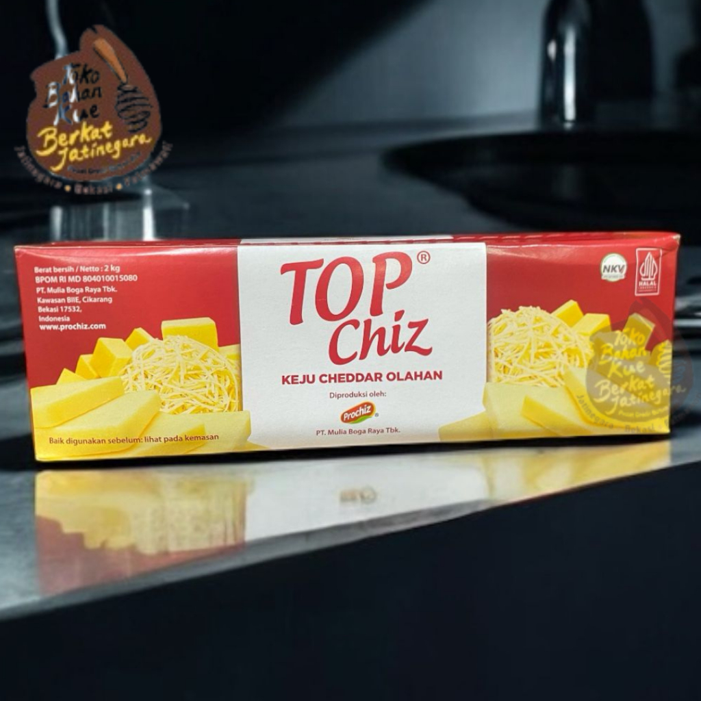 

KEJU TOP CHIZ KEMASAN 2 KG / KEJU CHEDDAR