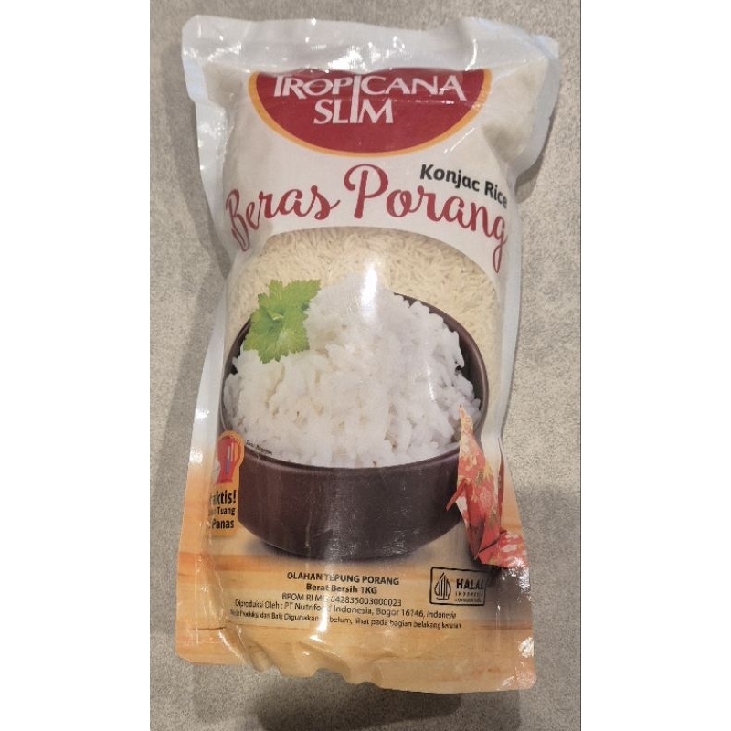 

Beras Porang TROPICANA SLIM Porang Rice - Konjac Rice - Shirataki Rice 1 Kg - RM.