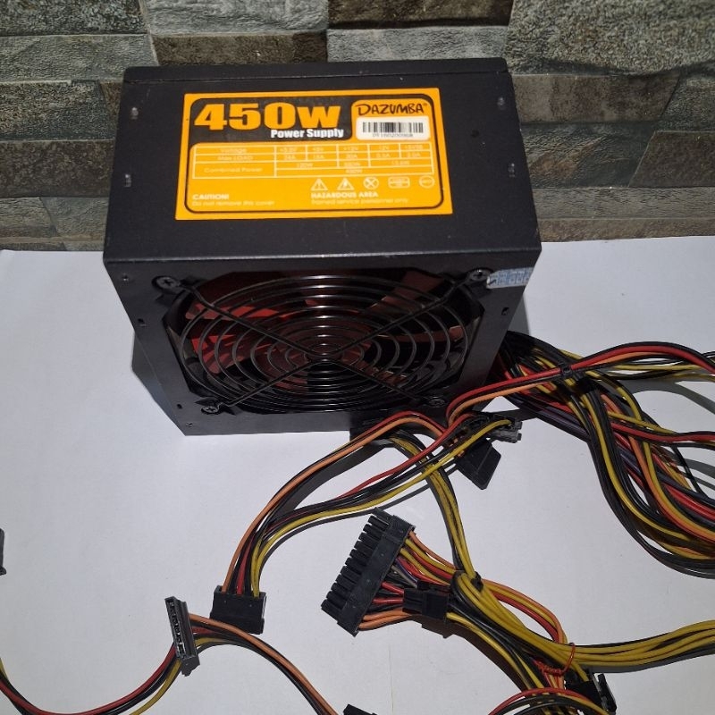 powersupply dazumba 450watt psu pure komputer 450w