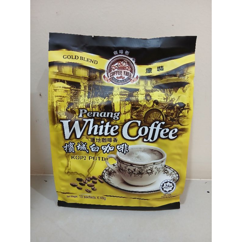 

PENANG WHITE COFFEE CAP COFFEE TREE (15 S X 40GR) ASLI IMPOR EXP 01/5/26