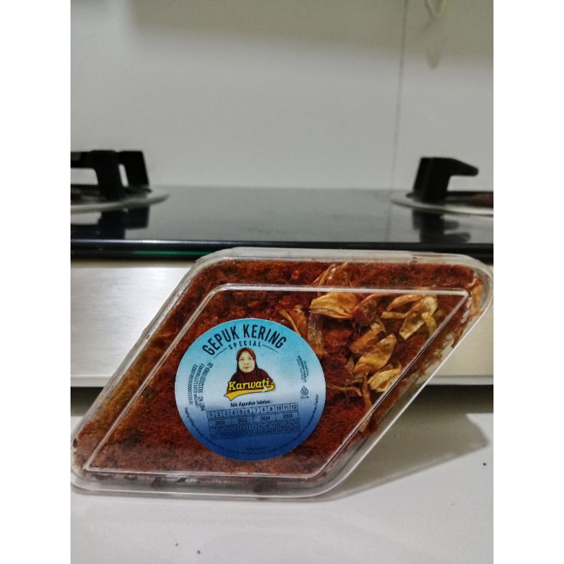 

Gepuk Kering Karwati Khas Cianjur Kemasan Toples