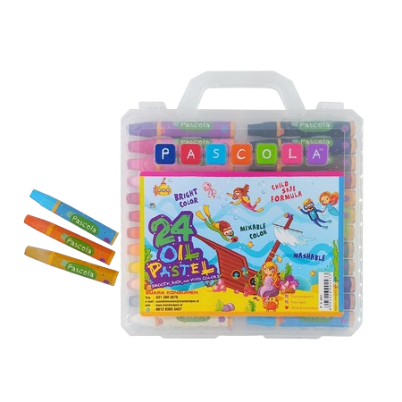 

CRAYON | OIL PASTEL PASCOLA ISI 24 WARNA MURAH