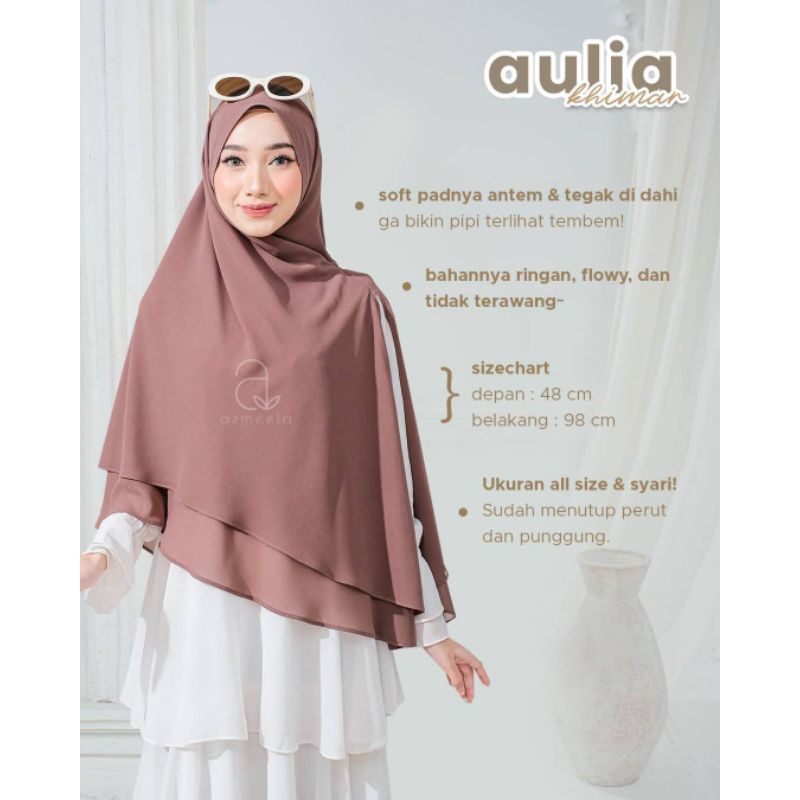 Khimar soft pad azmeela Aulia khimar