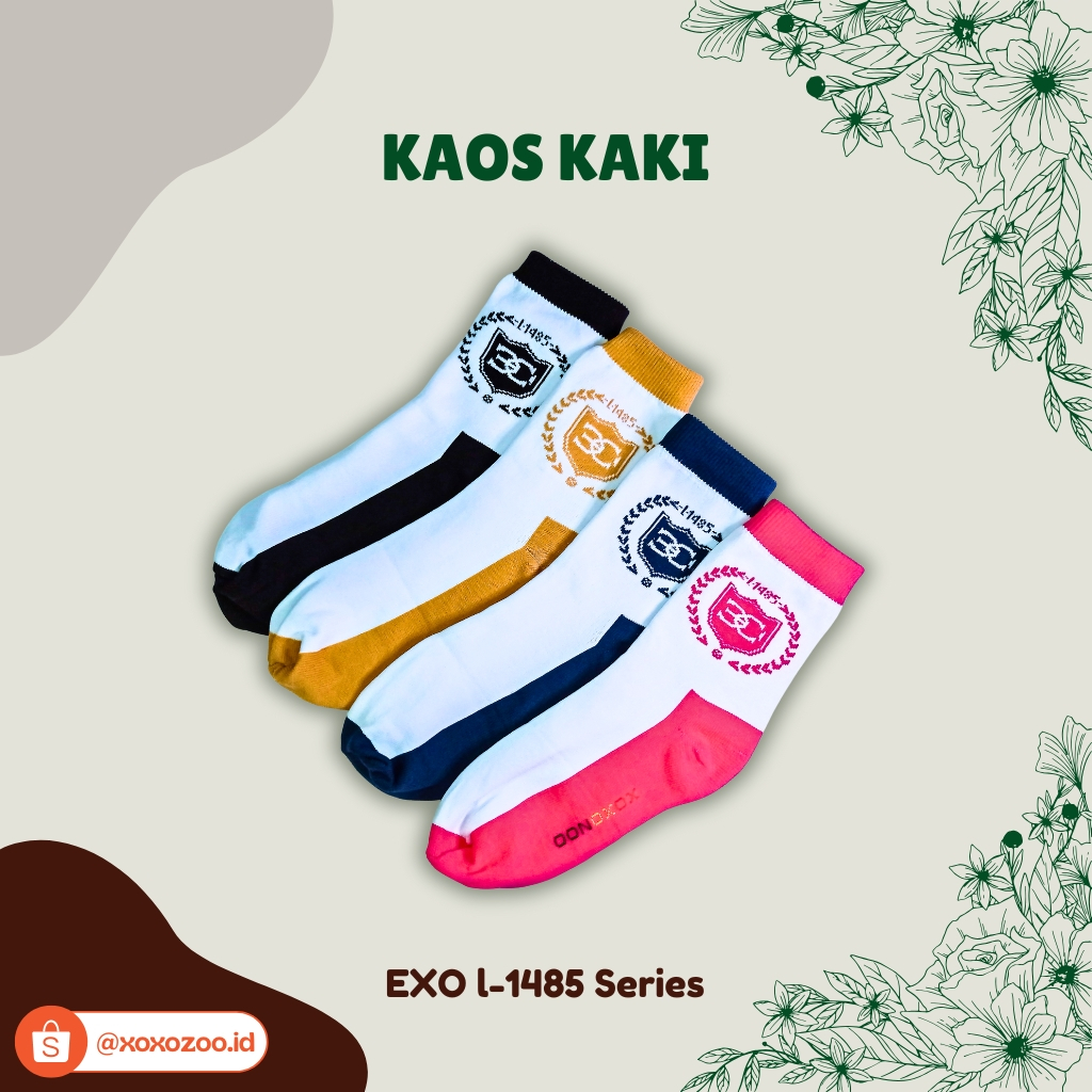 [READY STOCK] Kaos Kaki Logo EXO L-1485 Series