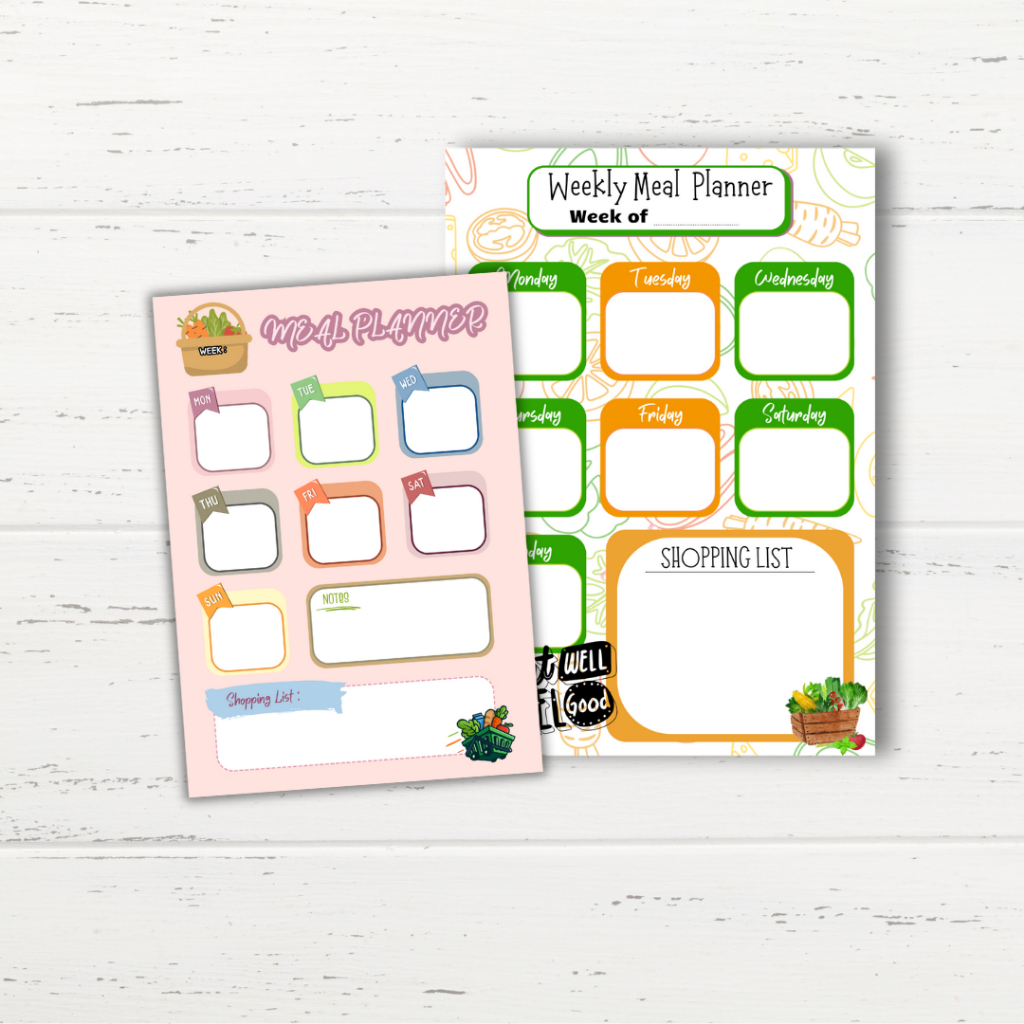 

Weekly Meal Planner / Meal Planner Board /meal planner board weekly meal planner aesthentic/ Papan Menu Makanan Mingguan/ Poster Perencana Makan Mingguan/Wall Weekly Meal Planner