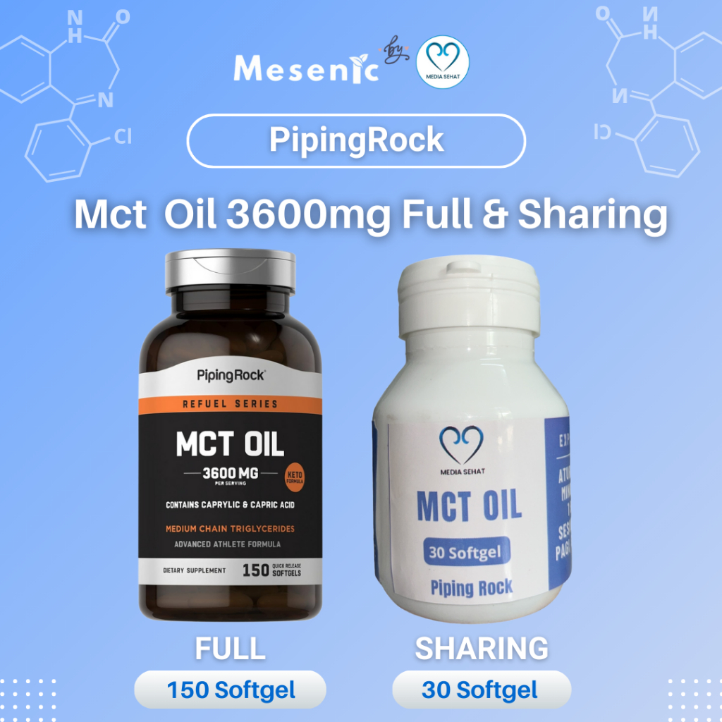 Vitamin/Multivitamin/Suplemen Piping Rock MCT Oil 3600mg
