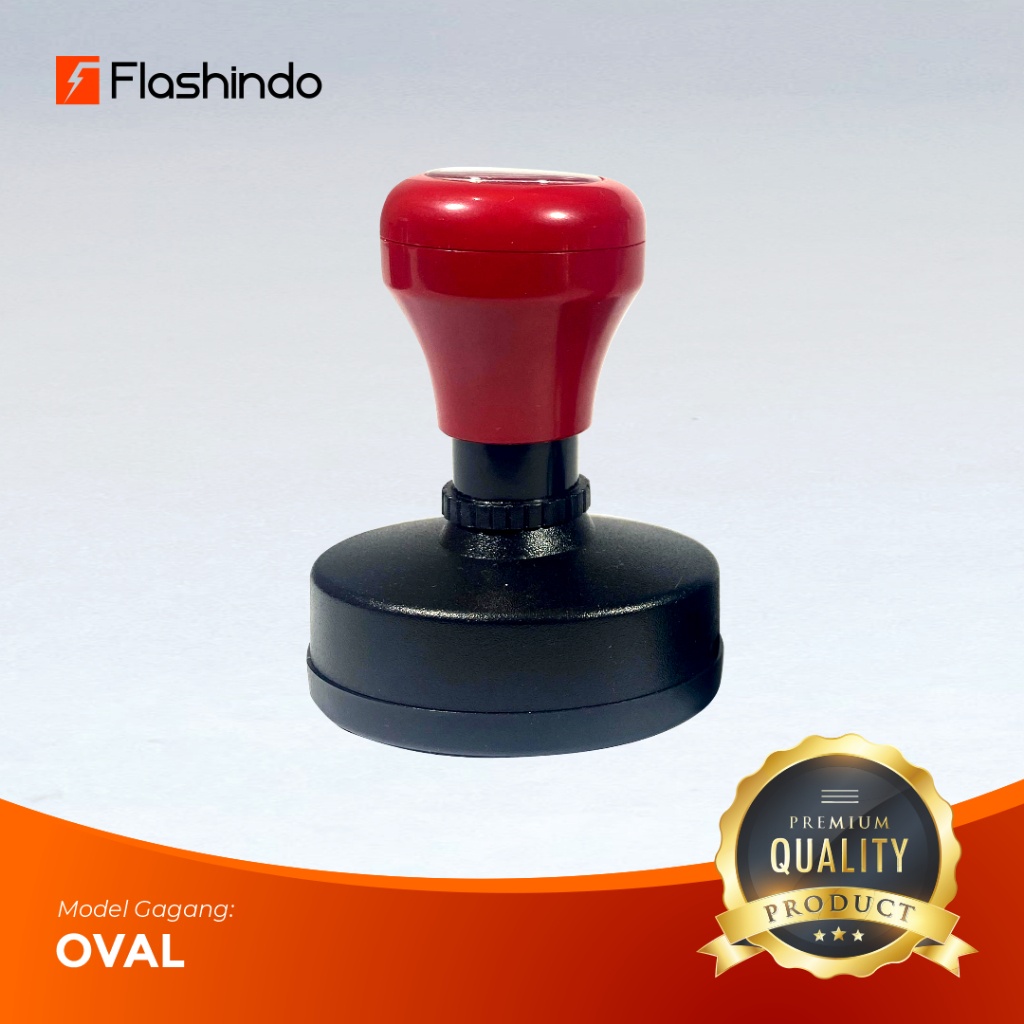

Flashindo Stempel Warna Flash Bentuk Oval Ukuran Lengkap | Stempel Kilat Murah