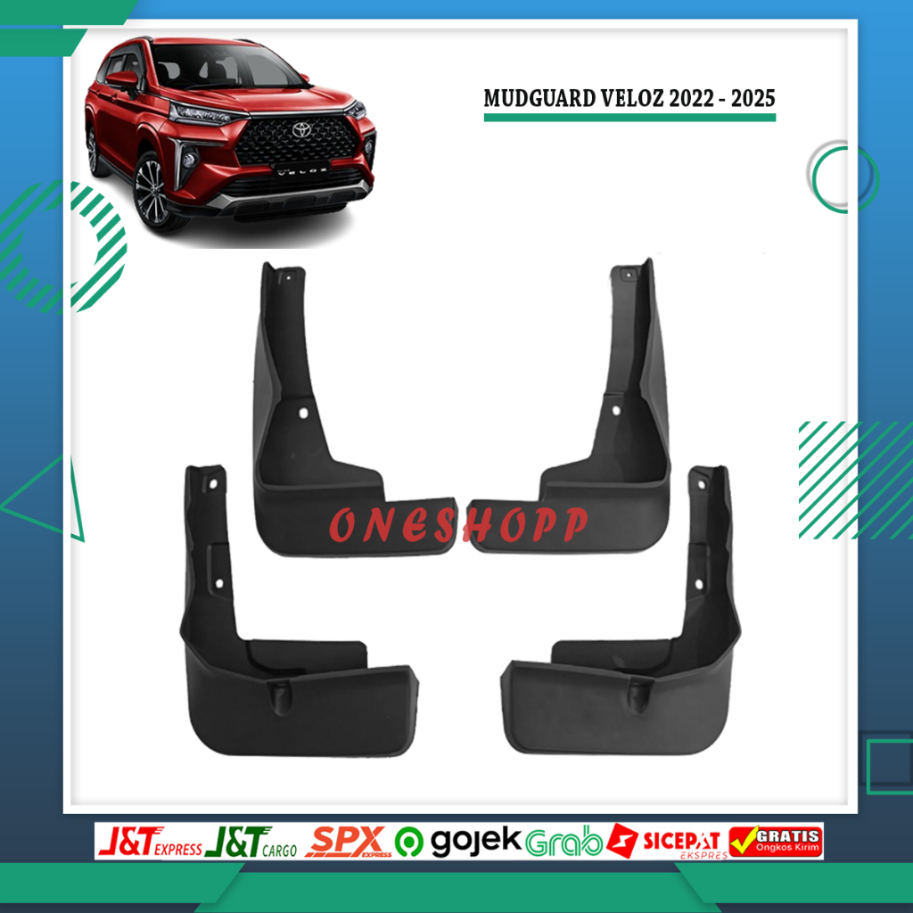 MUDGUARD KARPET LUMPUR VELOZ 2022 - 2025