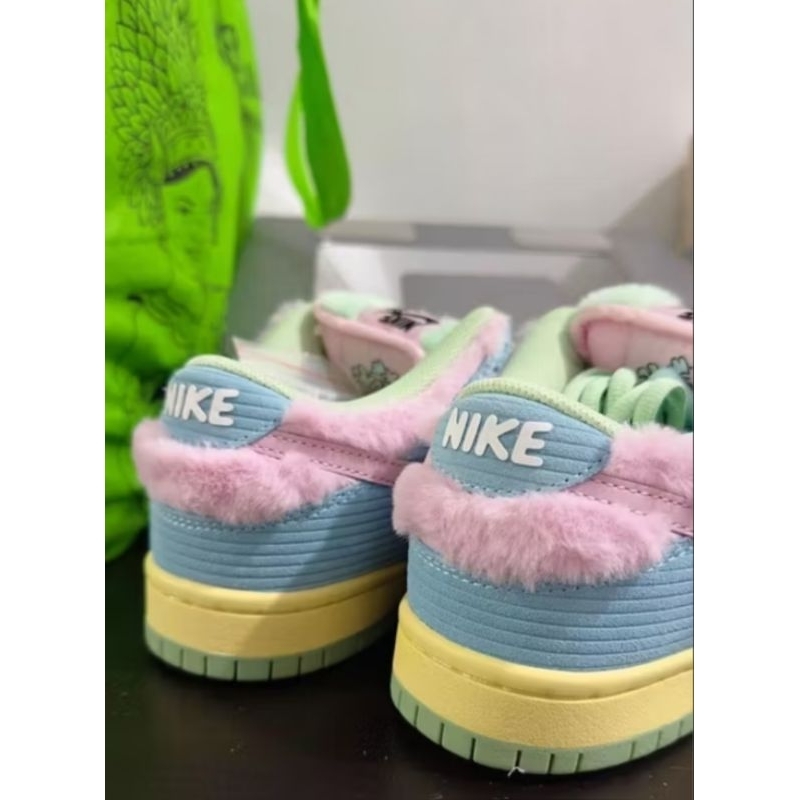 Nike SB Dunk Low Verdy Visty Blue Enamel Green Sneakers Authentic