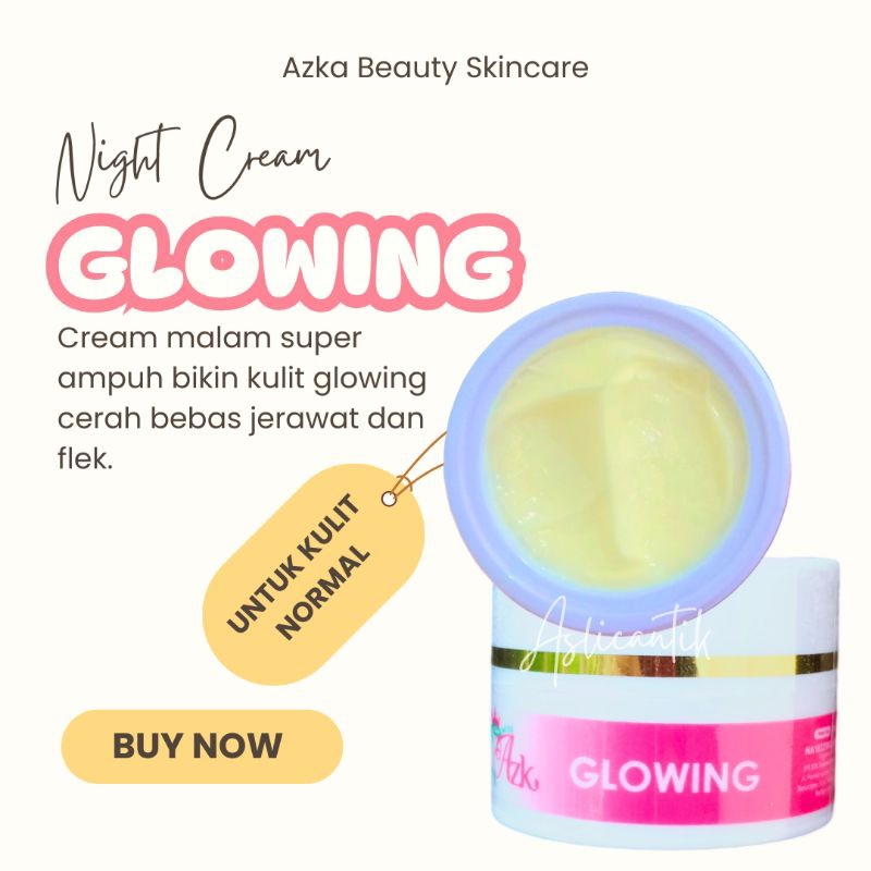 CREAM MALAM GLOWING AZKA BEAUTY SKINCARE