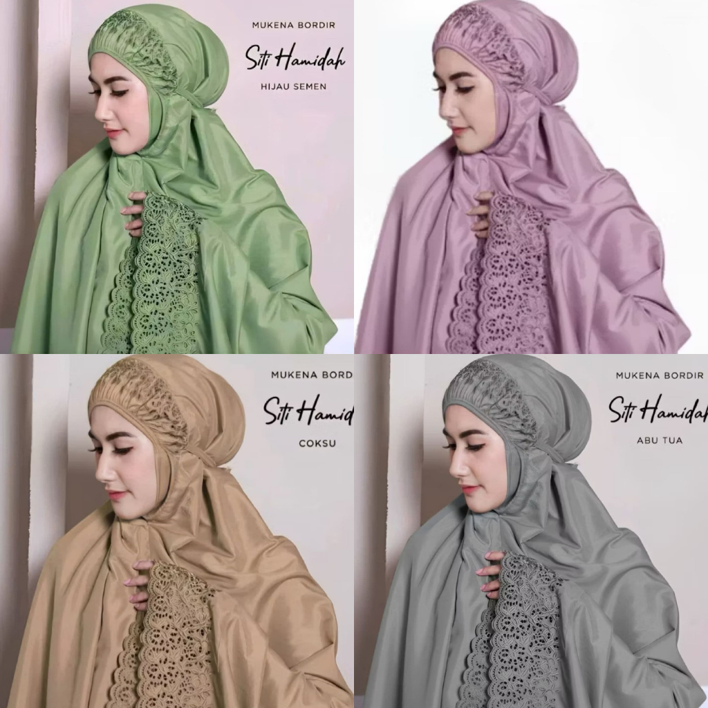 Mukena Khadijah Dagu Tertutup