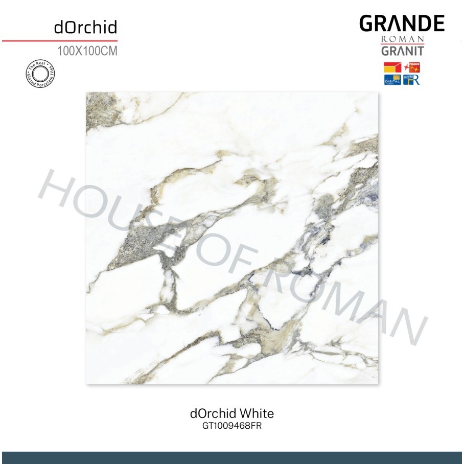 ROMAN GRANIT GRANDE dOrchid White 100x100 GT1009468FR ROMAN GRANIT