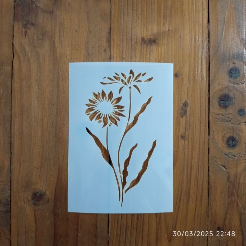 

Stencil Wildflower Floral Bunga Kecil A6