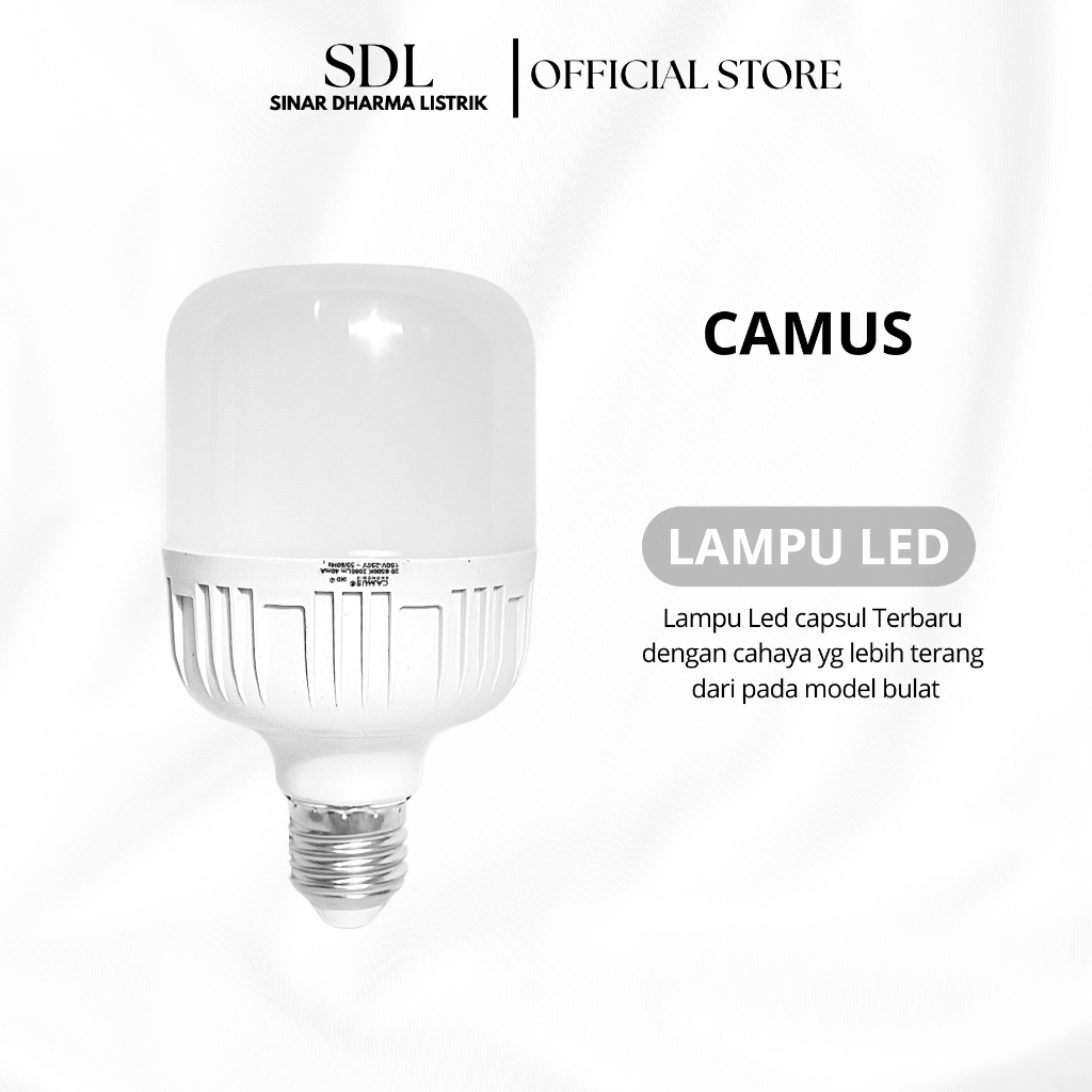 CAMUS Lampu LED Kapsul 25 Watt - Putih