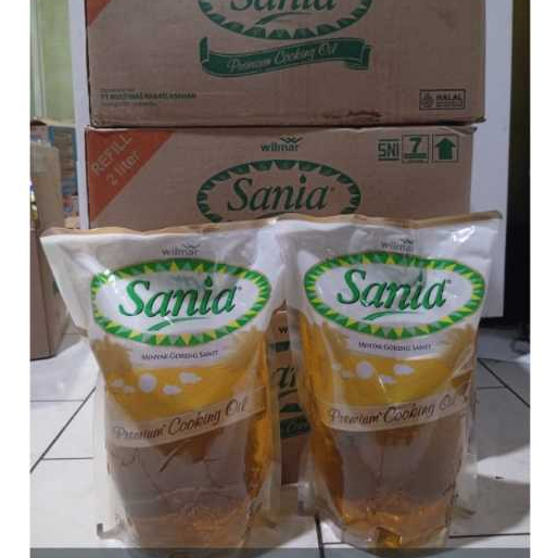

Sania Minyak Goreng Sawit Premium Cooking Oil Pouch 2L