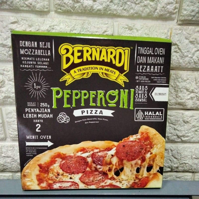 

BERNARDI PEPPERONI PIZZA 250 GRAM