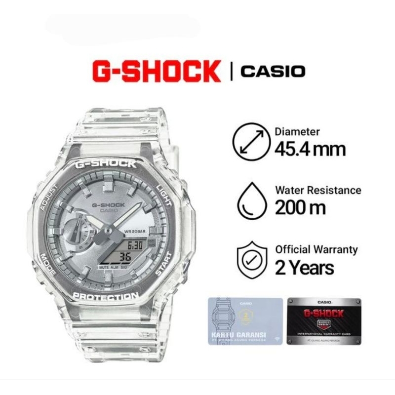 Casio G-Shock GA-2100BM-7A8 / GA-2100BM-7A8DR Original Garansi GAP 2 THN