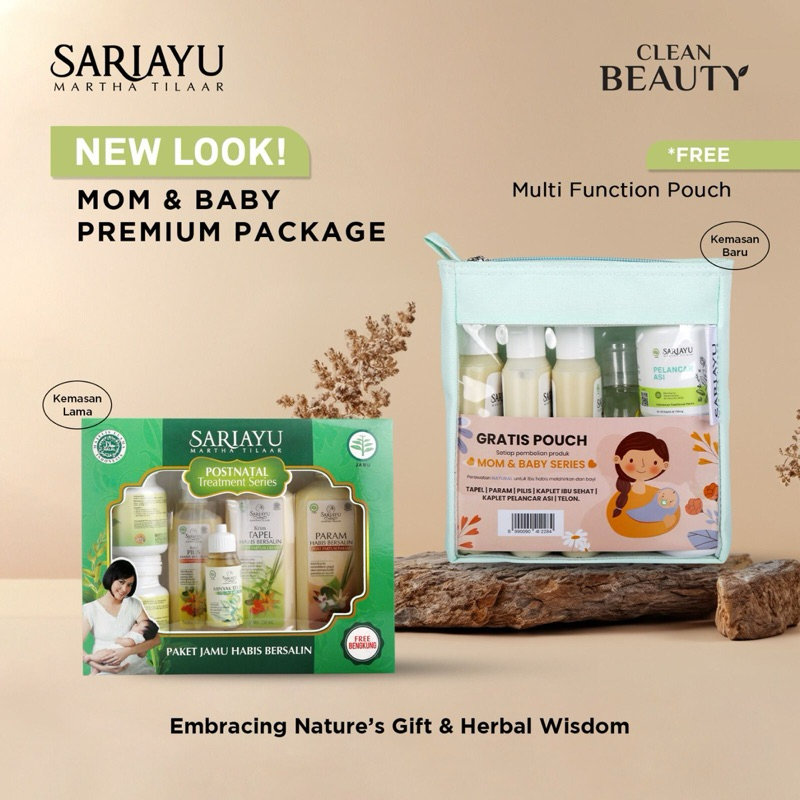 

SARIAYU [NEW] Mom&Baby Premium Package [Paket Jamu Habis Bersalin]