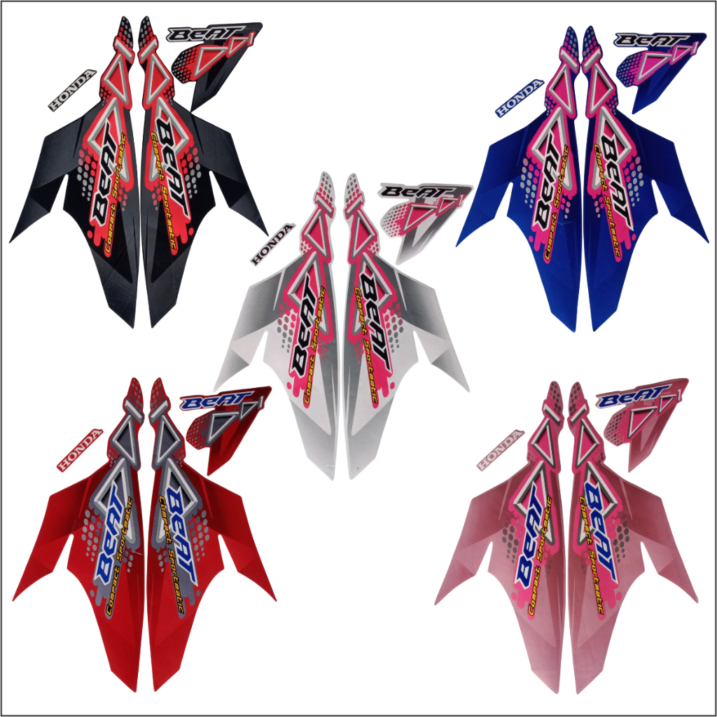 Stiker Lis Striping Honda Beat Karbu 2011 Sticker Lis Body Beat Karbu 2011