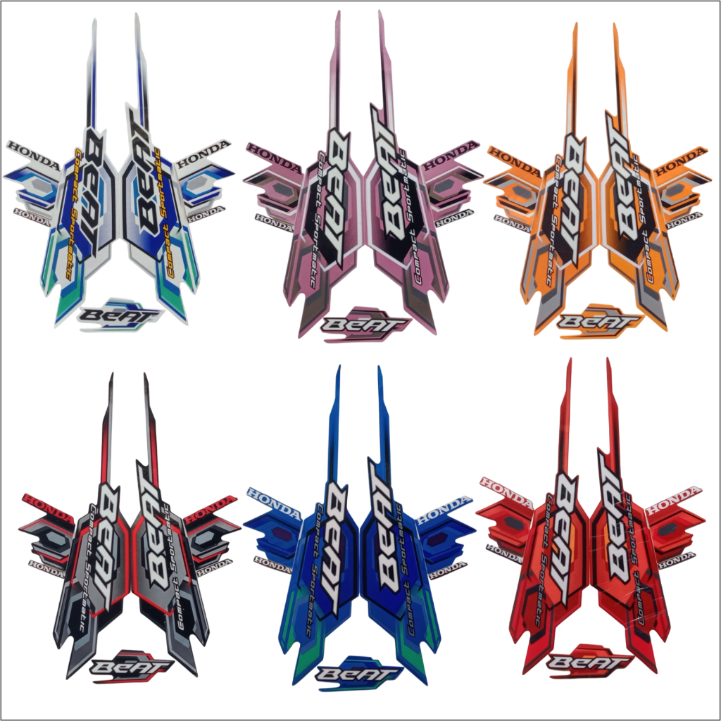 STIKER STRIPING HONDA BEAT KARBU 2008 ORI TERMURAH TERLARIS