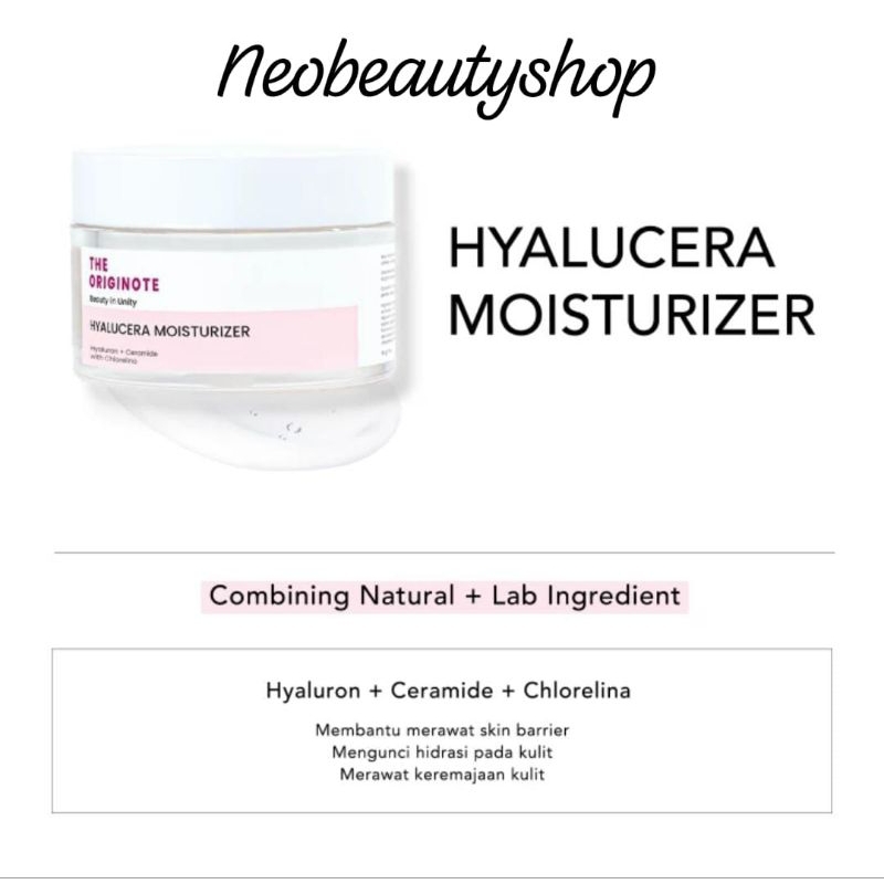 The Originate Hyalucera Moisturizer 50 ml