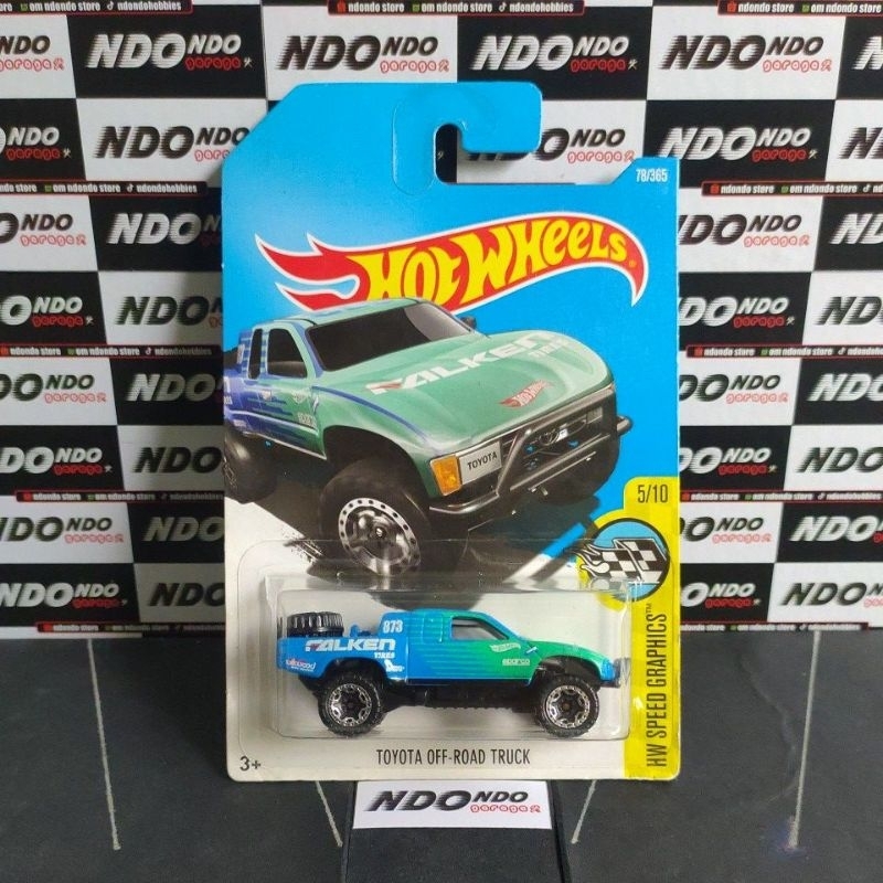 Hot Wheels Toyota Off Road Truck Falken Blue