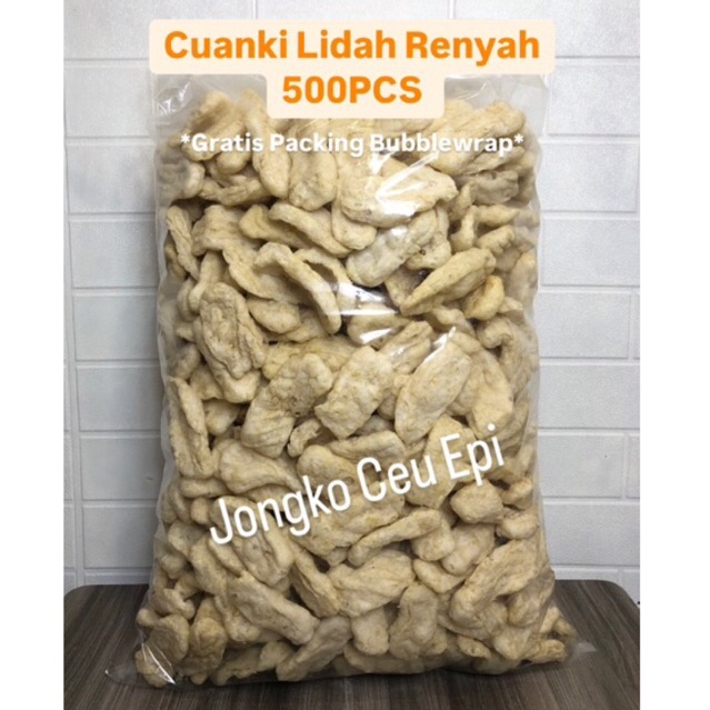 

Cuanki Lidah Renyah (500PCS) JONGKO CEU EPI