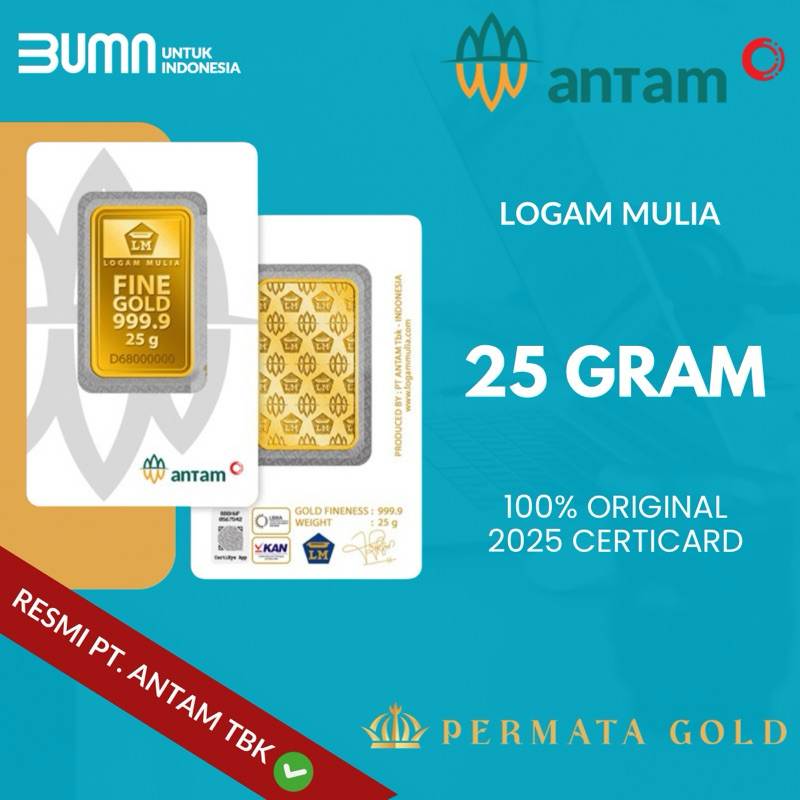 (COD) LM ANTAM CERTICARD 2025 - 25 Gram