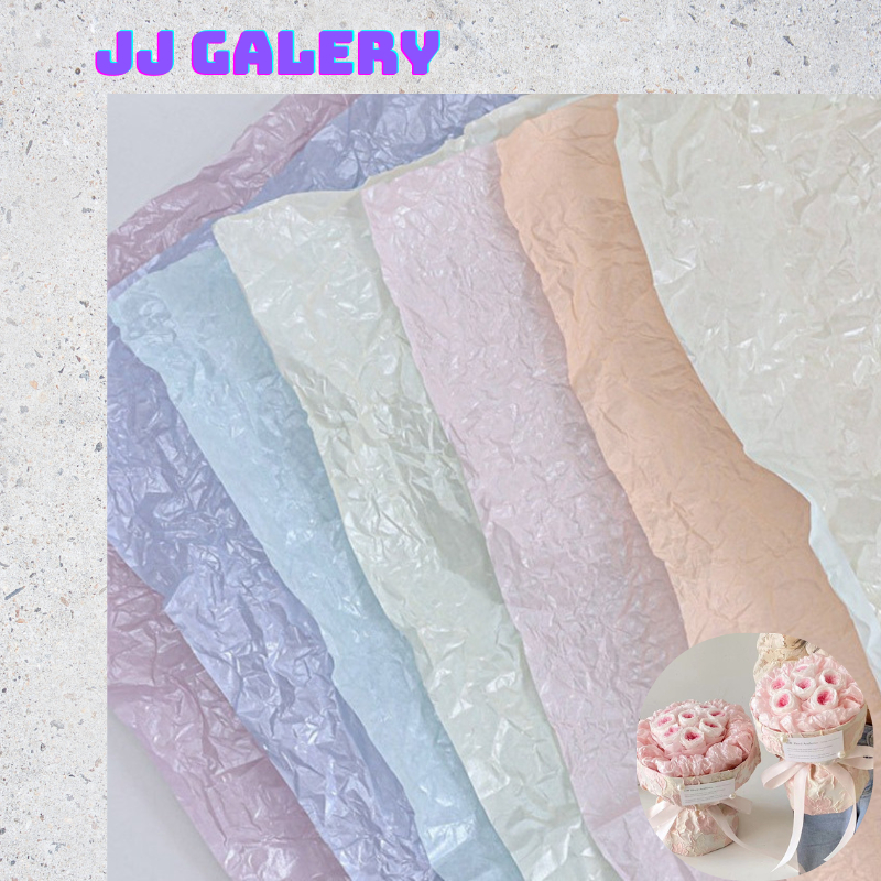 

Isi 20 LEMBAR Kertas Buket Wisuda Anniversary Romantis Bunga Motif Pearl Pear Paper Sydney Flower Wrapping Pearl KB073