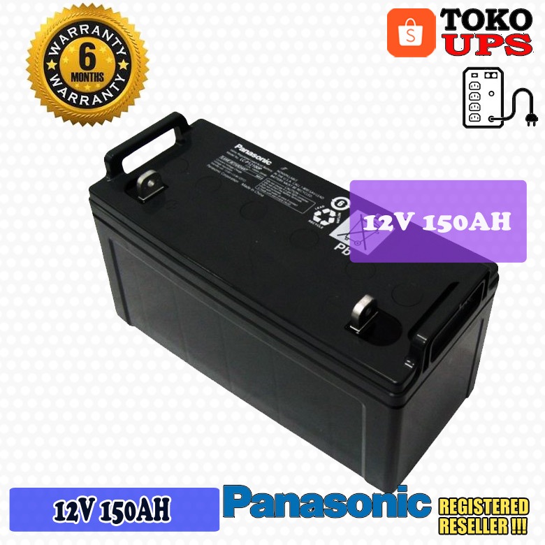 Baterai VRLA Panasonic 12V 150AH Panasonic LC-P12150 Aki Kering 150AH