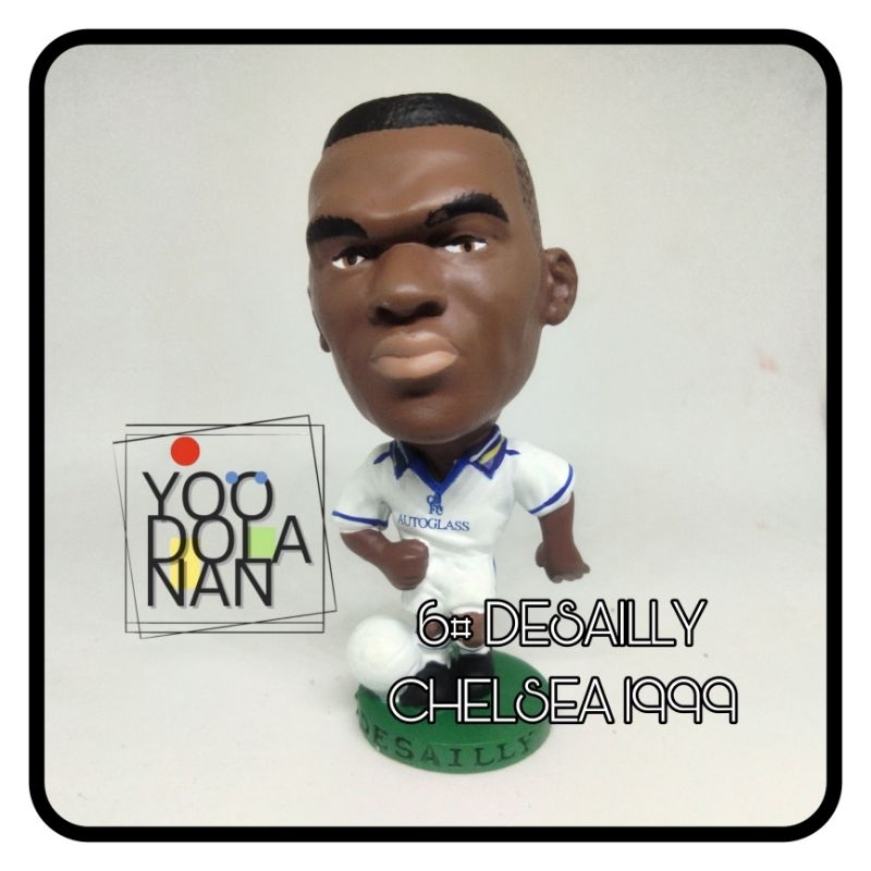 6# DESAILLY - CHELSEA 1999 CORINTHIAN PROSTARS FIGURE PEMAIN BOLA