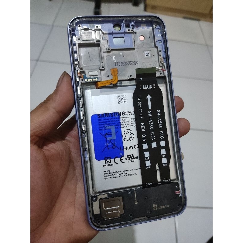 LCD Samsung A54 5G ORI Copotan, Tinggal Naik Mesin