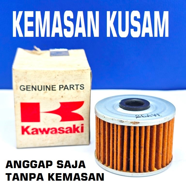 TER MURAH FILTER OLI KAZE zx 130 athlete blitz klx edge kawasaki saringan pembersih cleaner oil mesi