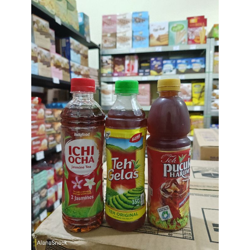 

Teh gelas melati botol 350ml 1 karton isi 24 botol