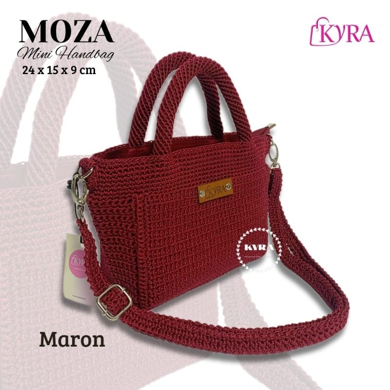 TAS WANITA KYRA MOZA RAJUT HAND BAG TALI PANJANG