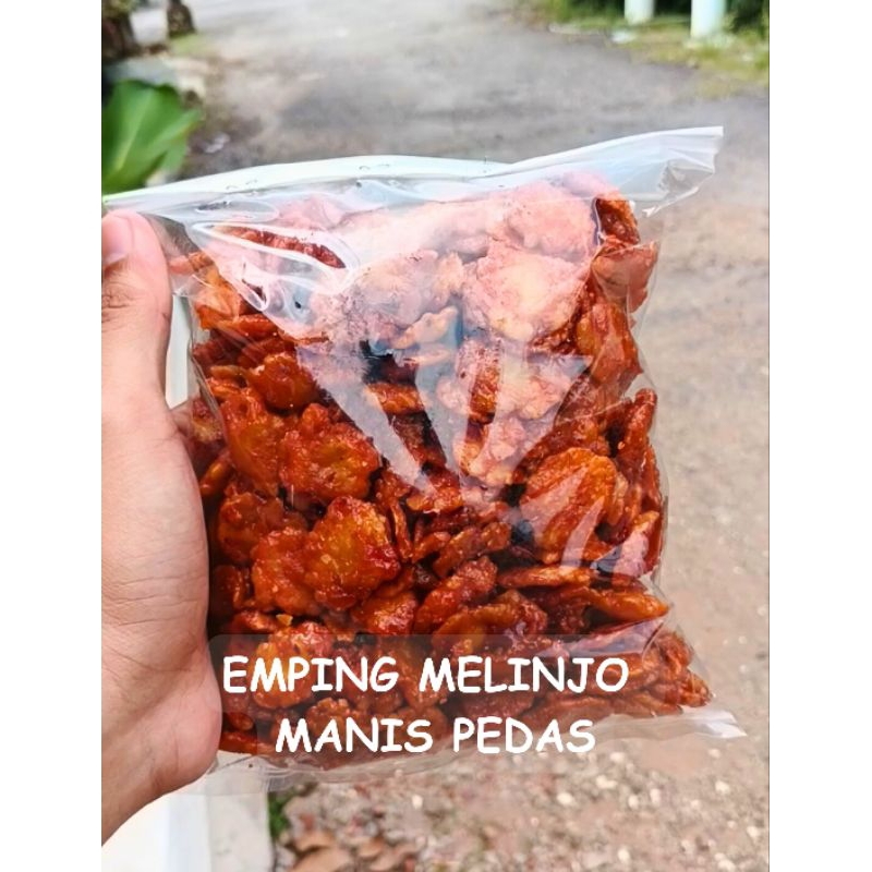

Emping Melinjo Pedas Manis 1 KG 500 Gram 250 Gr - Emping Mlinjo - Cemilan Jajanan Keripik Pedes Kualitas Terbaik Premium Grosir Murah - Mping Belinjo